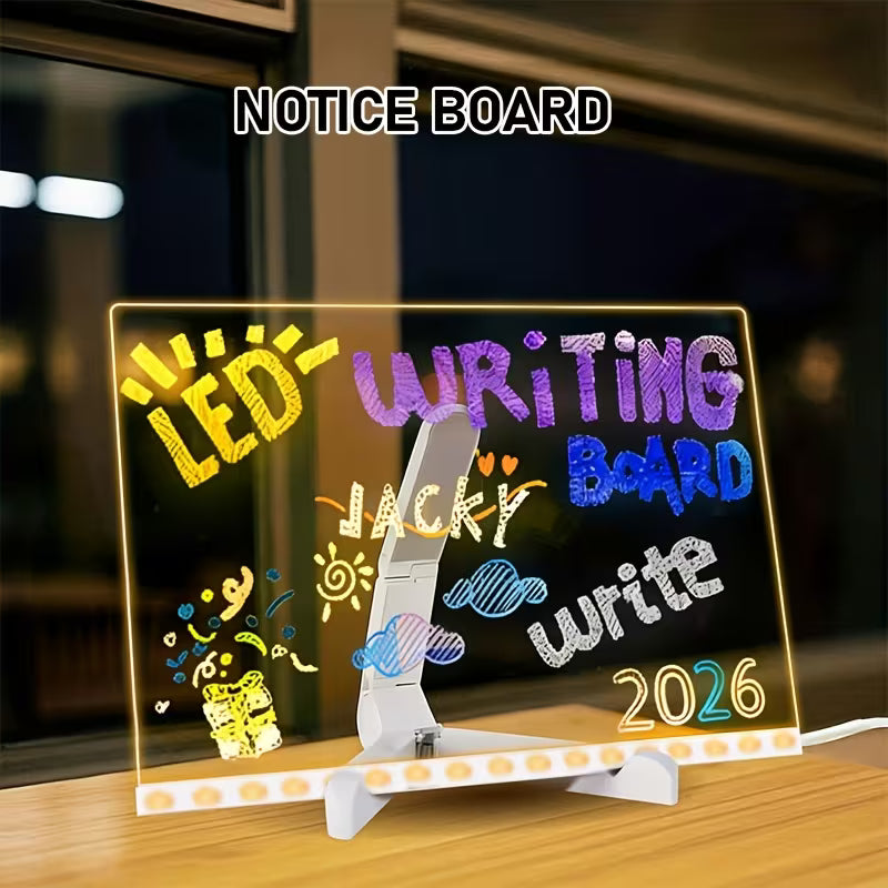 SELQORA glowing learning board product packaging Dubai