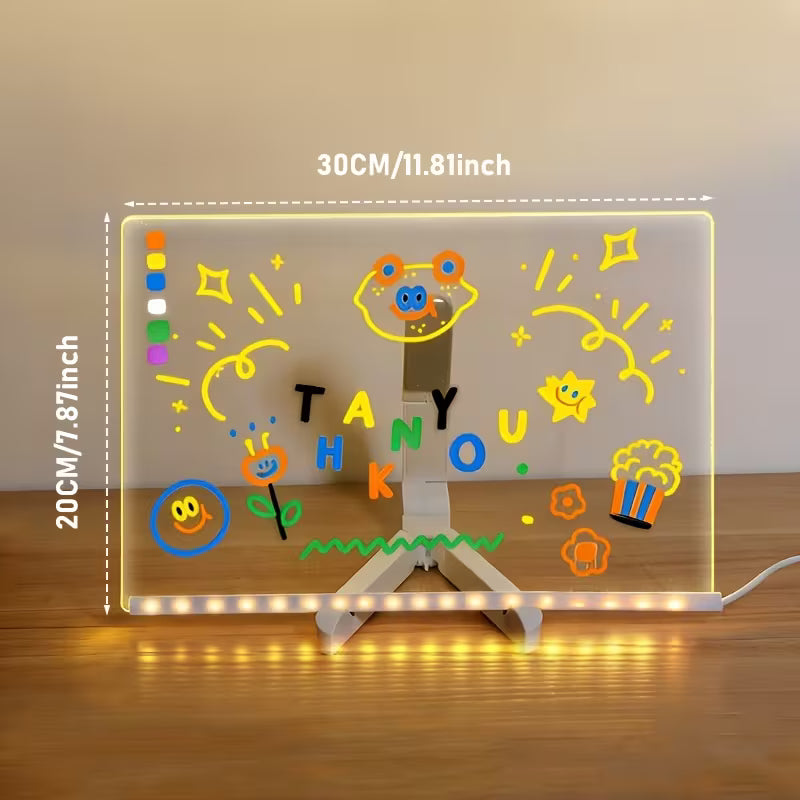 LED drawing board for children ages 2 to 12 gift idea